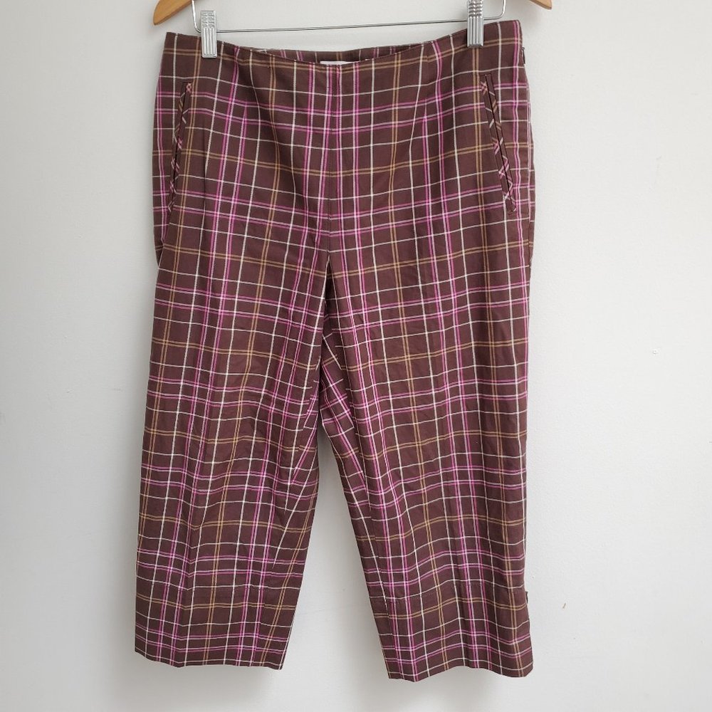 lizgolf Plaid Corp Pants